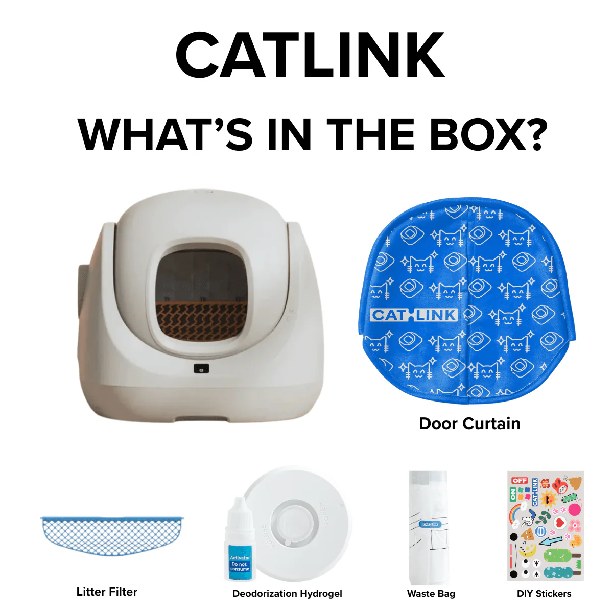 Catlink Baymax Lite (Gray) Self-Cleaning Litter Box - Image 5