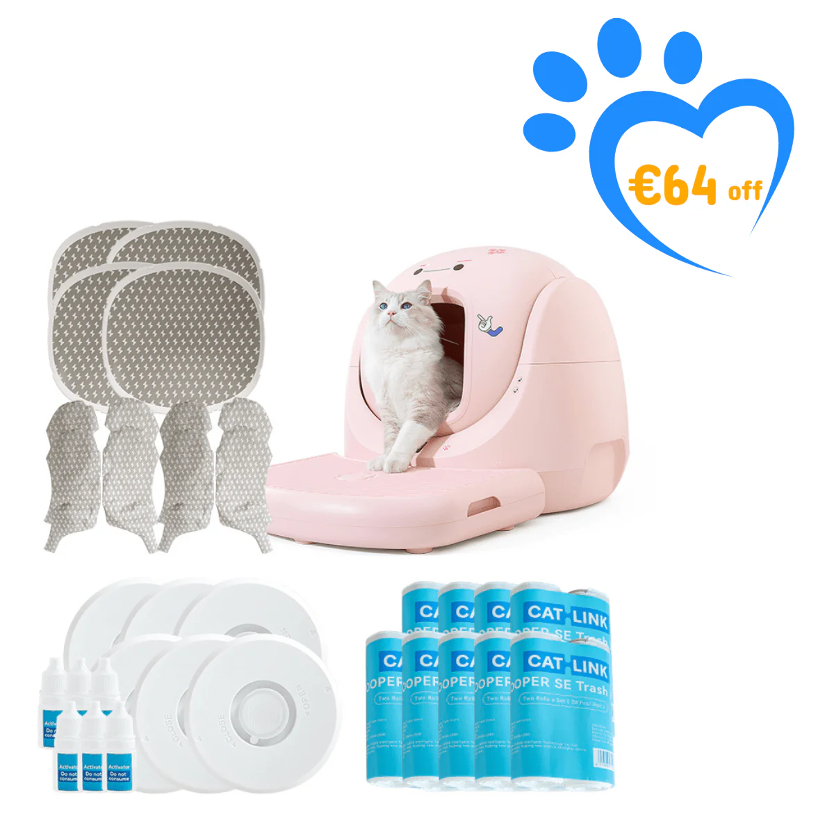CATLINK Baymax Sakura – Self-Cleaning Litter Box - Image 30