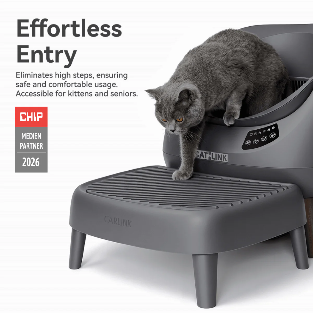 CATLINK Open-X Open Top Self-cleaning Litter Box - Image 14