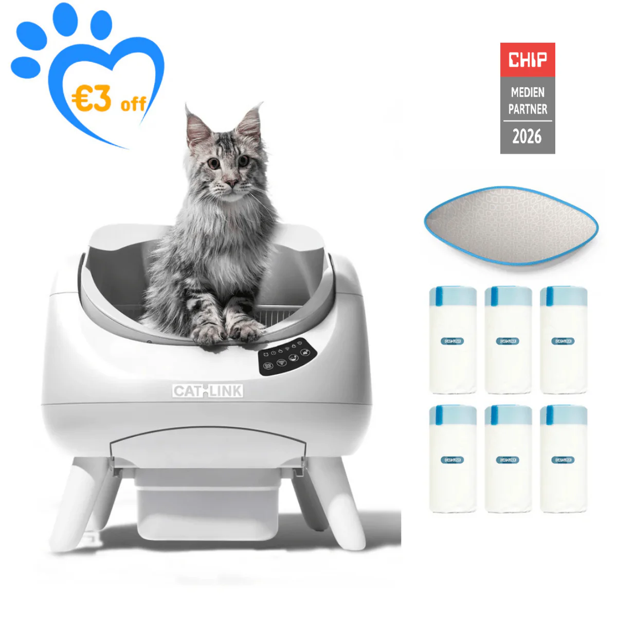 CATLINK Open-X Open Top Self-cleaning Litter Box - Image 15