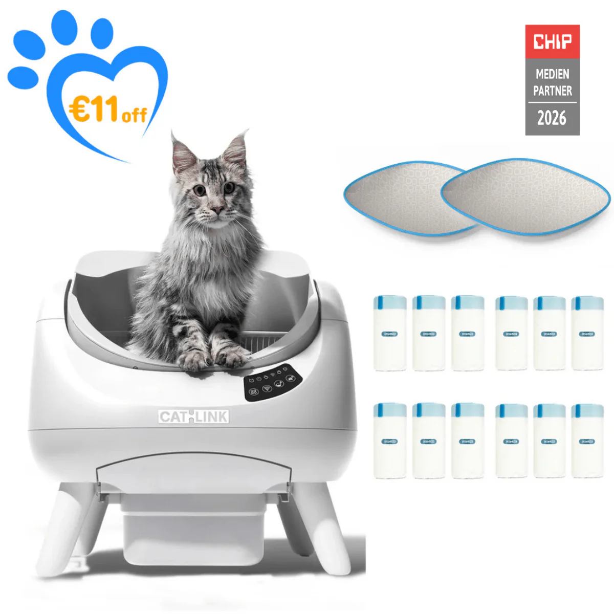 CATLINK Open-X Open Top Self-cleaning Litter Box - Image 16