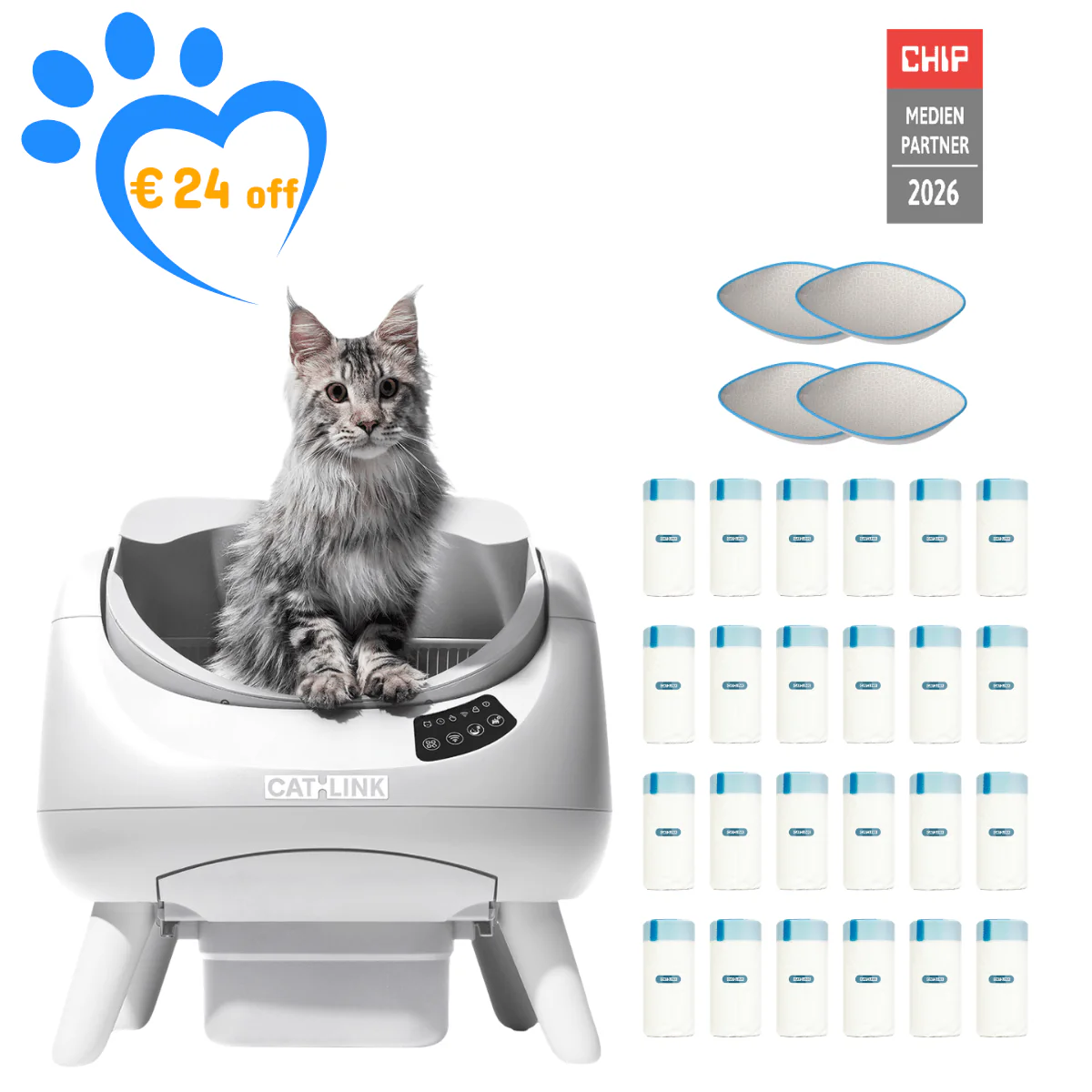 CATLINK Open-X Open Top Self-cleaning Litter Box - Image 17