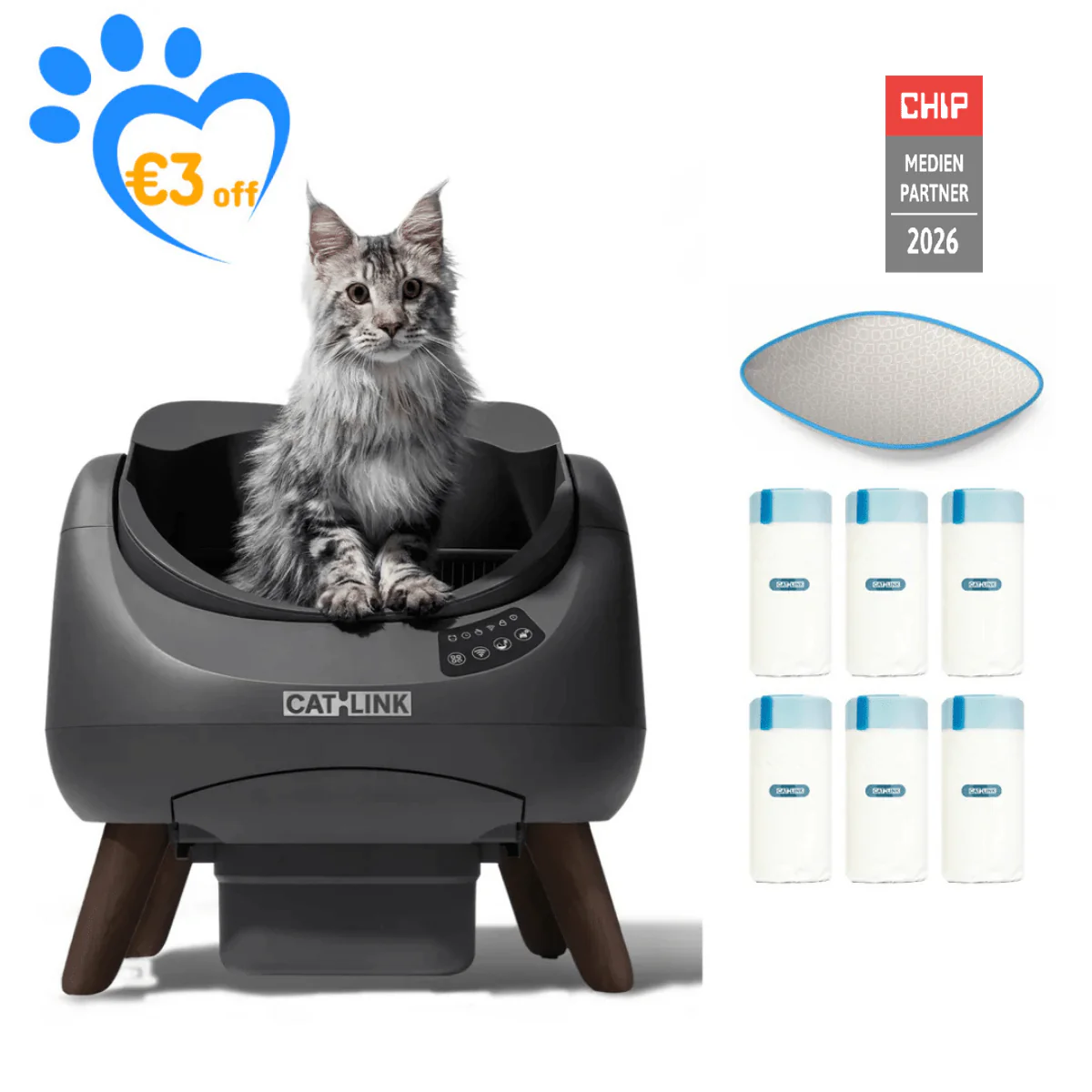 CATLINK Open-X Open Top Self-cleaning Litter Box - Image 18