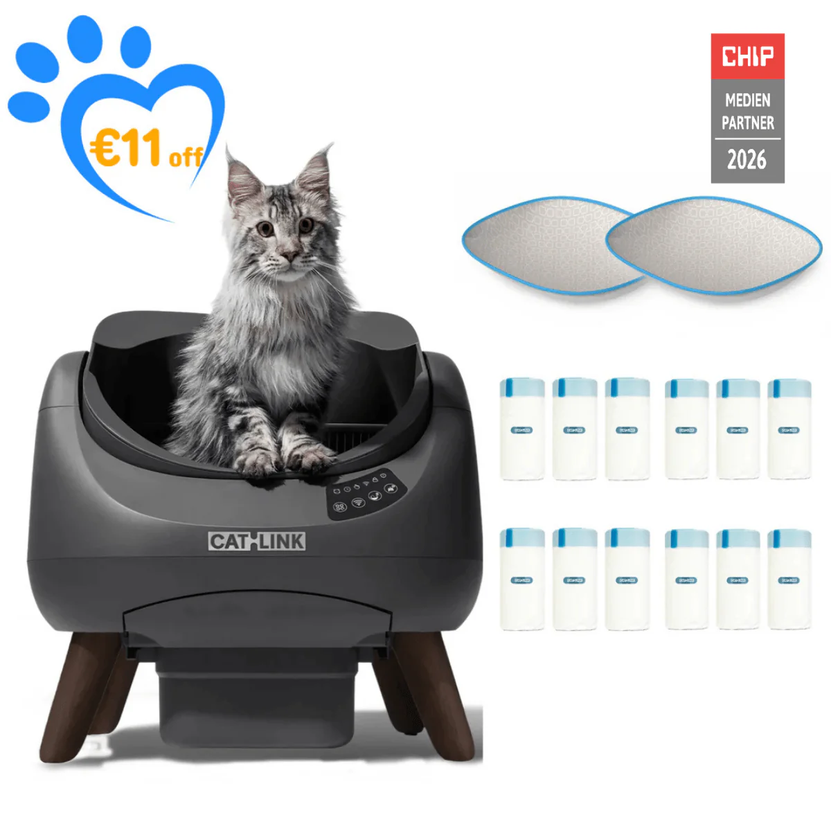 CATLINK Open-X Open Top Self-cleaning Litter Box - Image 19