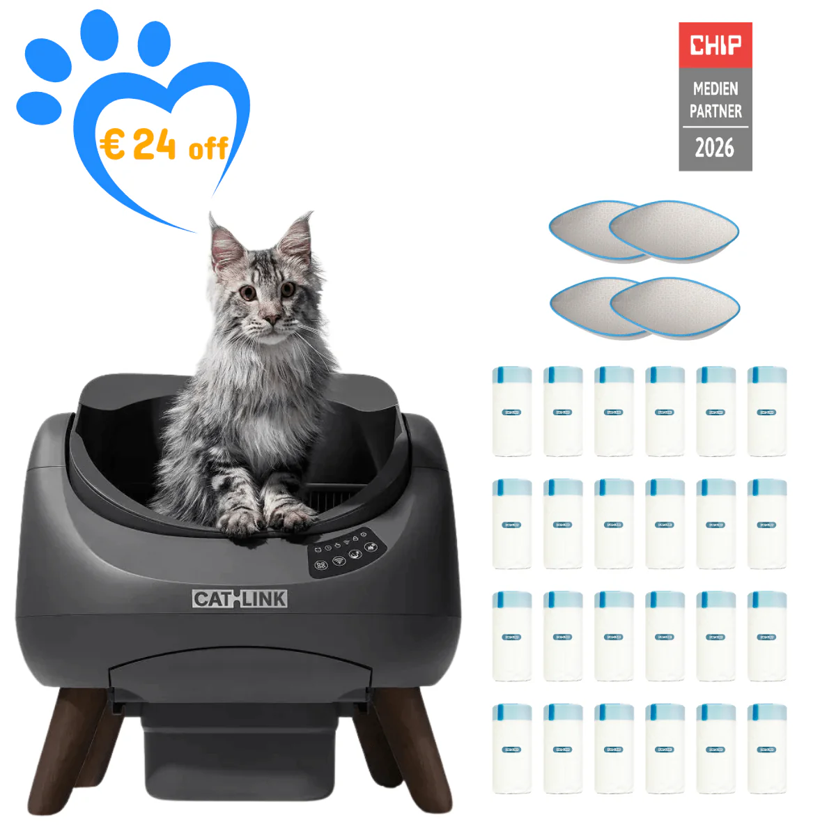 CATLINK Open-X Open Top Self-cleaning Litter Box - Image 20