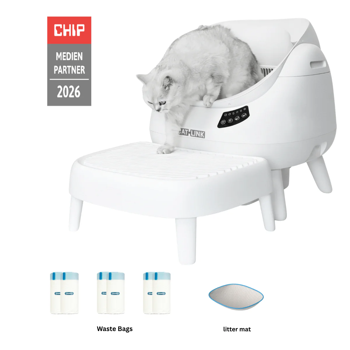 CATLINK Open-X Open Top Self-cleaning Litter Box - Image 23