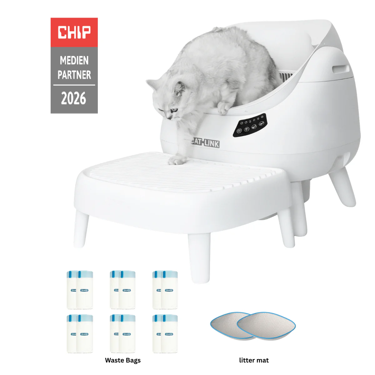 CATLINK Open-X Open Top Self-cleaning Litter Box - Image 24
