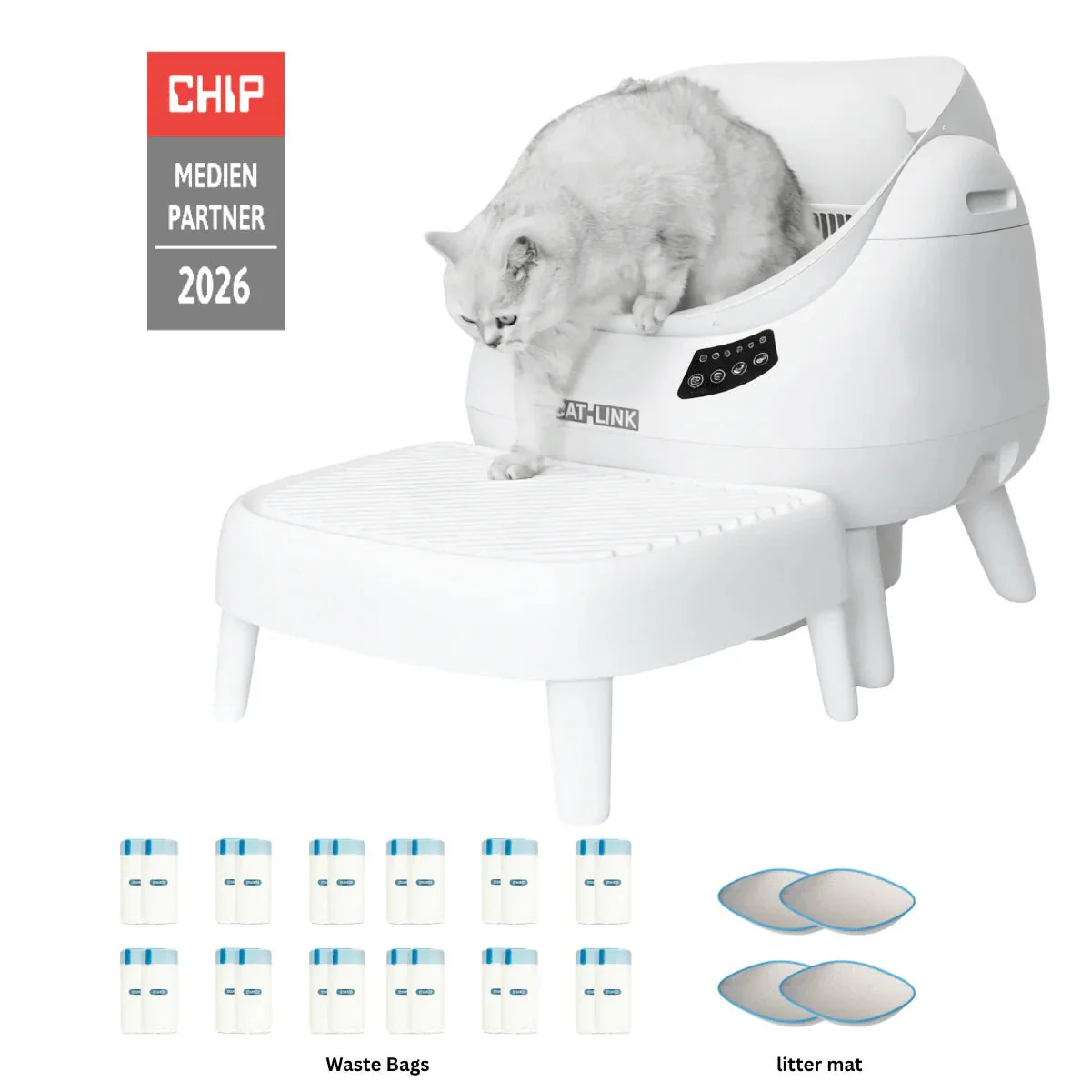 CATLINK Open-X Open Top Self-cleaning Litter Box - Image 25