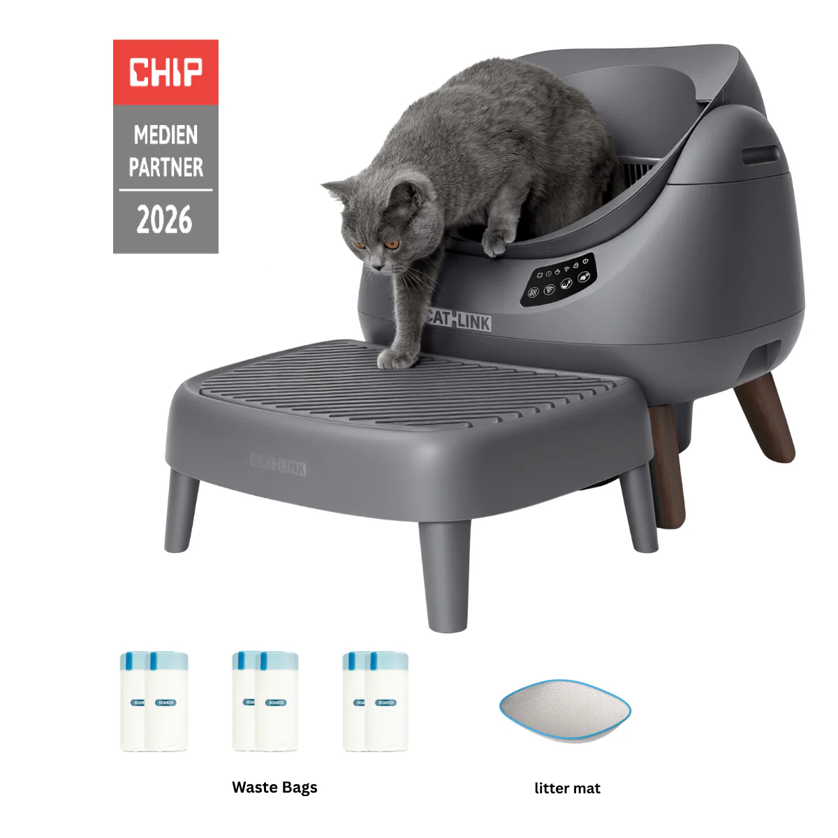 CATLINK Open-X Open Top Self-cleaning Litter Box - Image 37