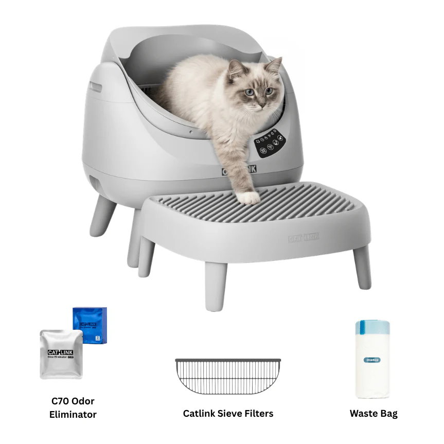 CATLINK Open-X Open Top Self-cleaning Litter Box - Image 44