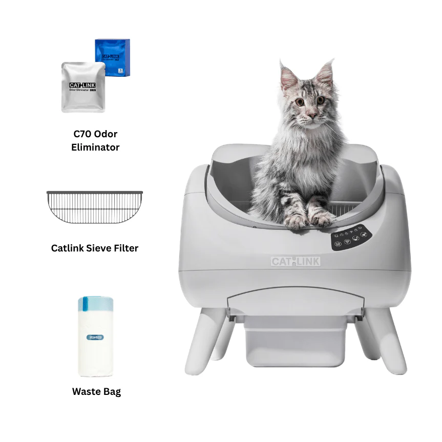 CATLINK Open-X Open Top Self-cleaning Litter Box - Image 48