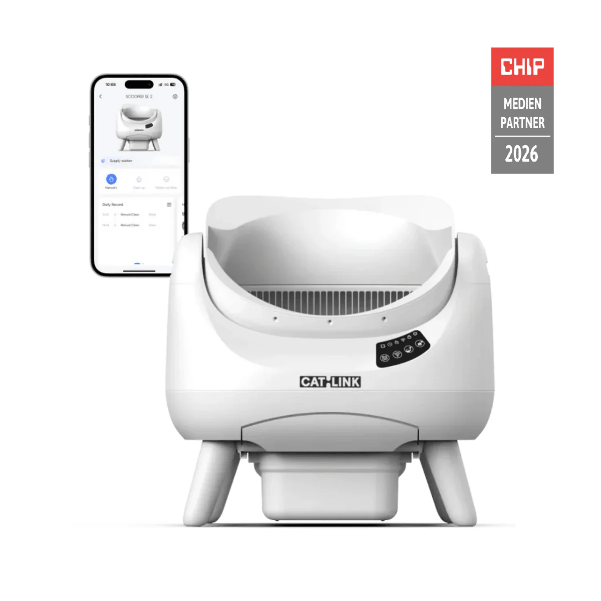 CATLINK Open-X Open Top Self-cleaning Litter Box - Image 5