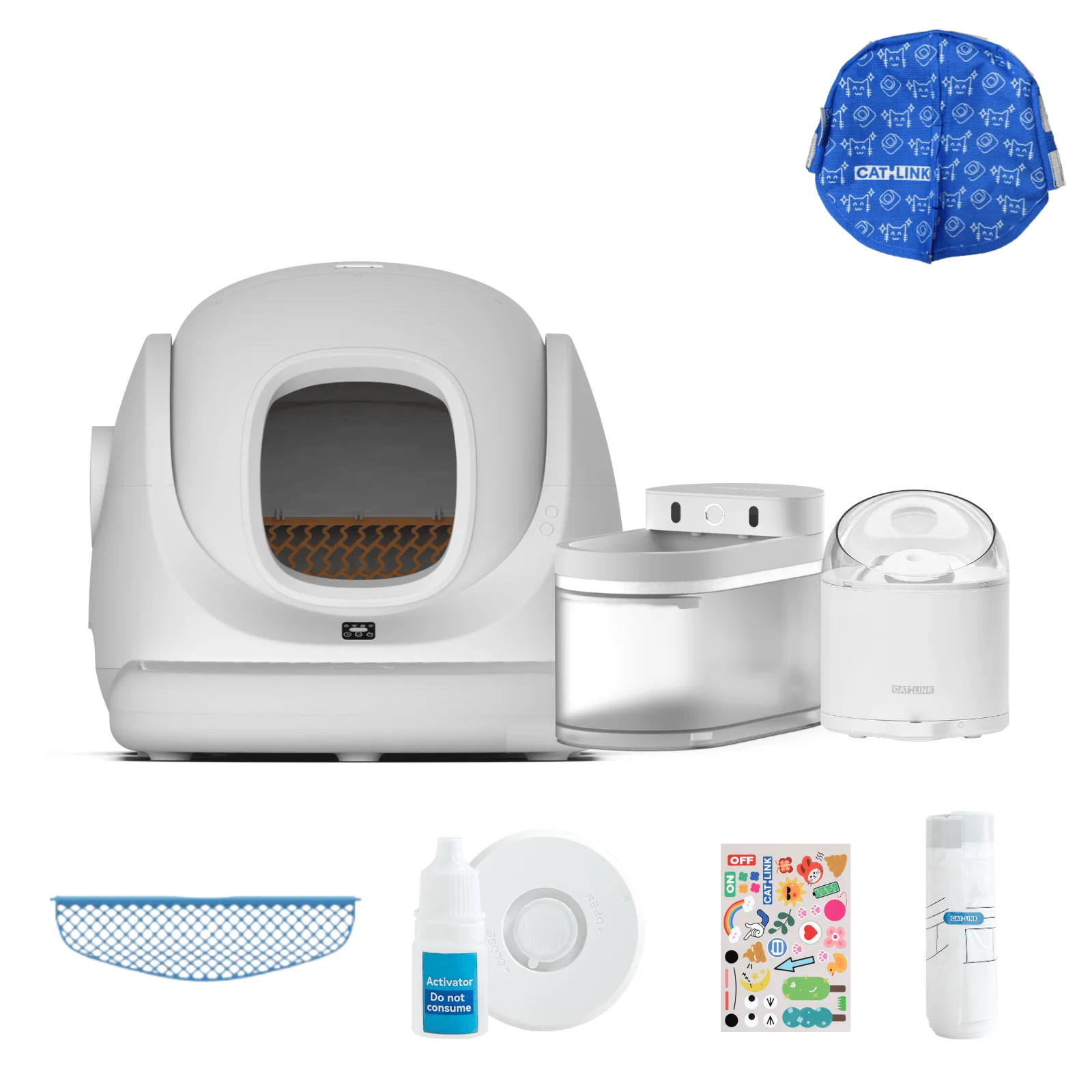 Clean & Feed Bundle - Litter Box, Feeder & Water Fountain Complete Set - Image 120