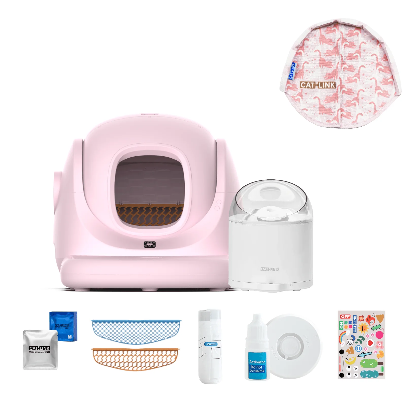 Clean & Feed Bundle - Litter Box, Feeder & Water Fountain Complete Set - Image 85